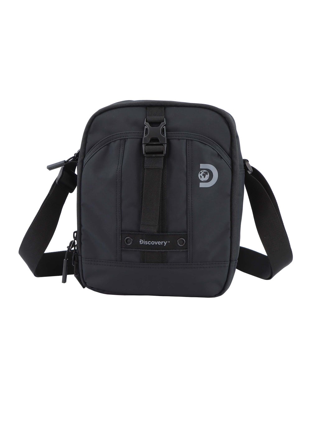 buy-discovery-discovery-shield-rpet-polyester-tablet-utility-bag-black-compact-travel-bag-for-men-and-women-shoulder-bag-portable-organizer-sustainable-material-and-eco-friendly_ipf