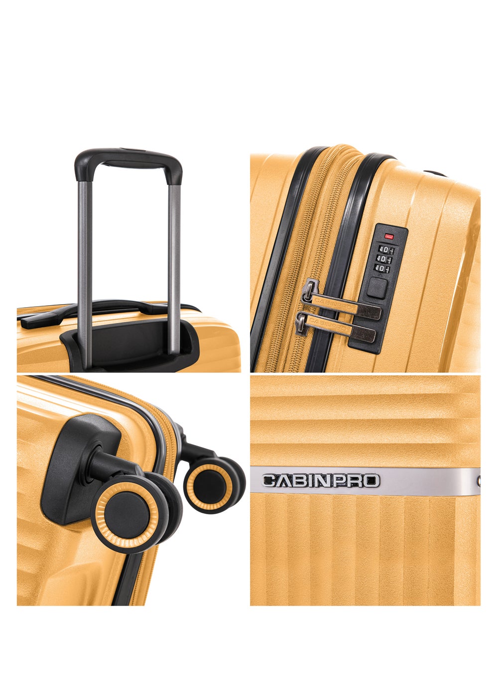 buy-cabinpro-light-weight-pp-fashion-trolley-luggage-expandable-hard-case-carry-on-suitcase-with-safe-zipper-and-4-quite-360deg-double-spinner-wheels-cp002-yellow_klm