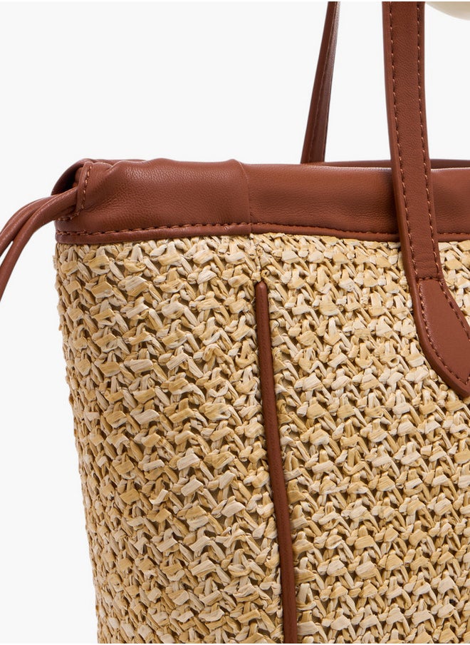 buy-flora-bella-by-shoexpress-textured-tote-bag-with-double-handle-and-magnetic-button-closure_y16