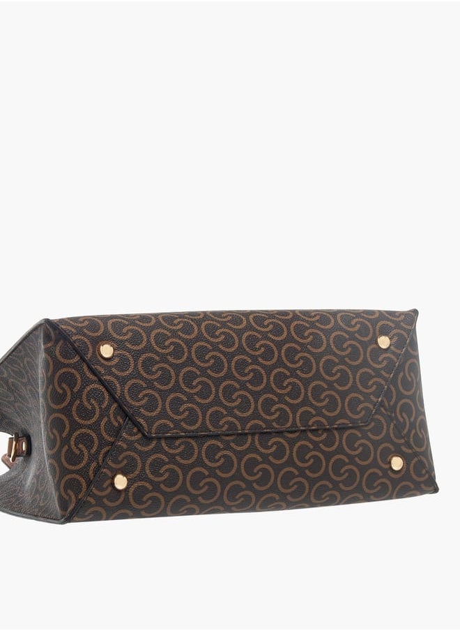 buy-celeste-womens-monogram-print-tote-bag-with-adjustable-strap-and-zip-closure_0qd