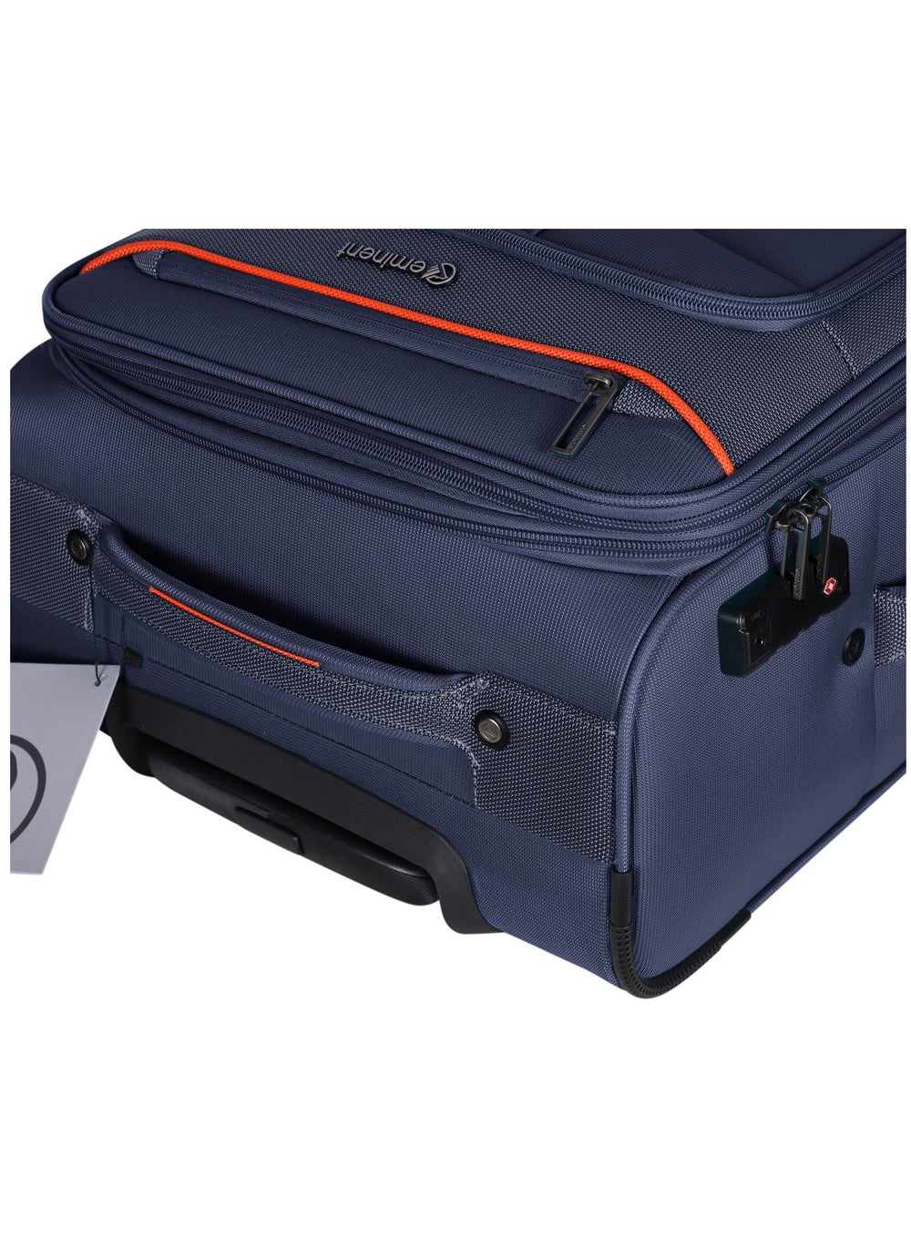 buy-eminent-unisex-soft-travel-bag-large-luggage-trolley-polyester-lightweight-expandable-4-double-spinner-wheeled-suitcase-with-3-digit-tsa-lock-e788-navy-blue_u2z