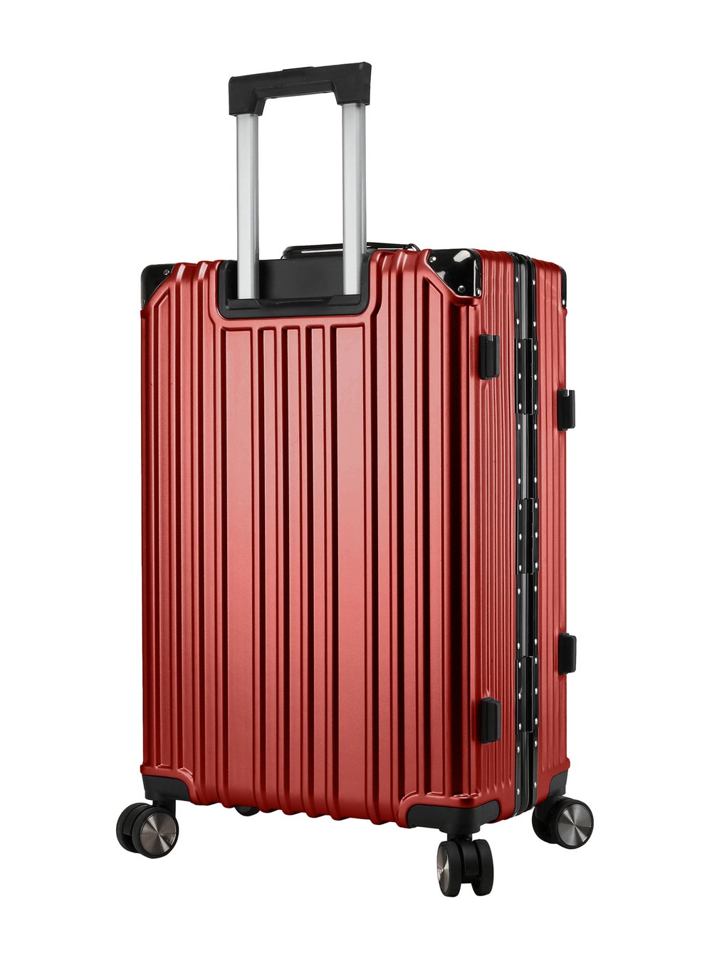 buy-cabinpro-lightweight-aluminum-frame-fashion-luggage-trolley-polycarbonate-hard-case-medium-checked-luggage-suitcase-with-4-quite-360-degree-double-spinner-wheels-cp001-maroon_xhb