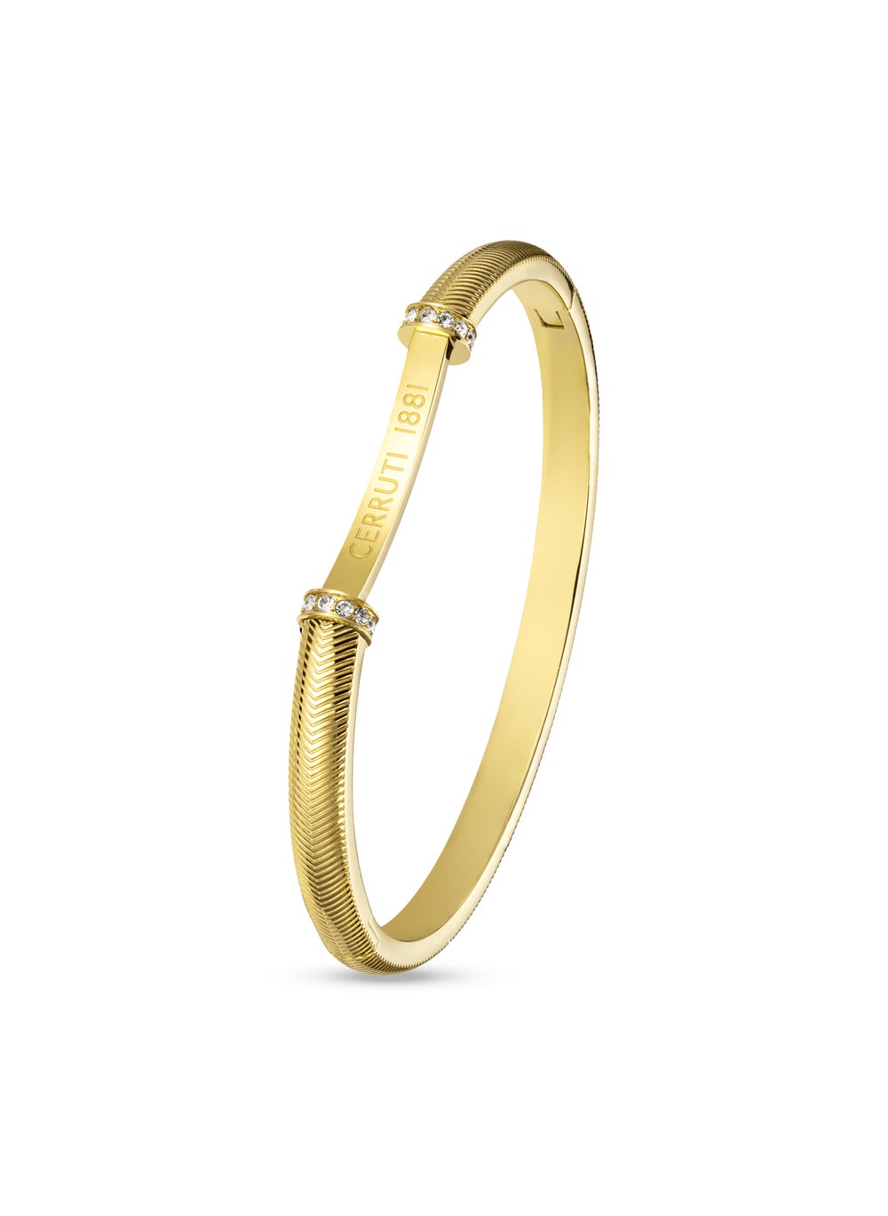 buy-cerruti-1881-matilde-gold-plated-bangle-scale-like-design-crystal-border-signature-crr-insignia-elegant-and-contemporary-jewelry_l9a