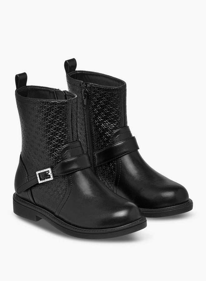 buy-celeste-girls-monogram-embossed-high-cut-boots-with-zip-closure_8lh