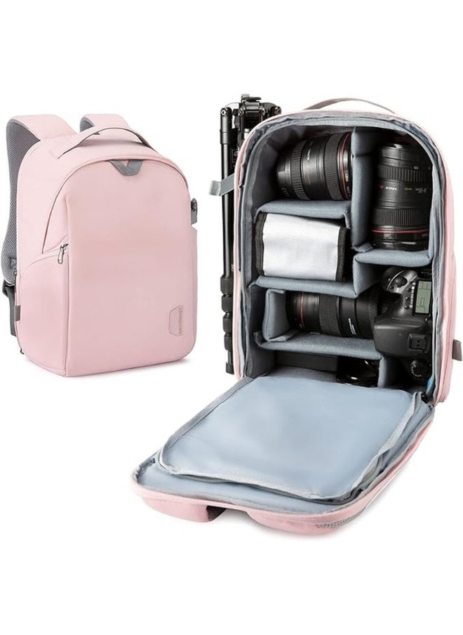 buy-bagsmart-bagsmart-light-pink-anti-theft-waterproof-camera-case-laptop-bag_bvt