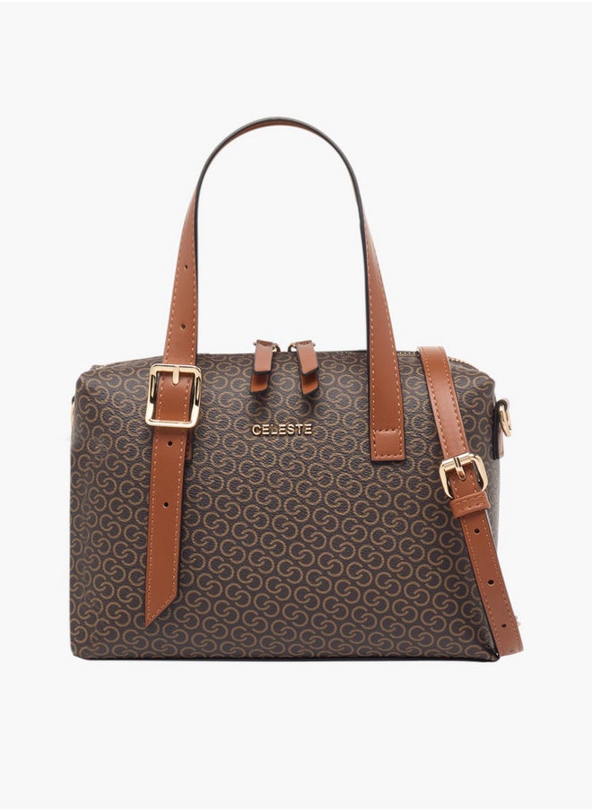 buy-celeste-women-s-monogram-print-tote-bag-with-zip-closure-and-adjustable-strap_2xf
