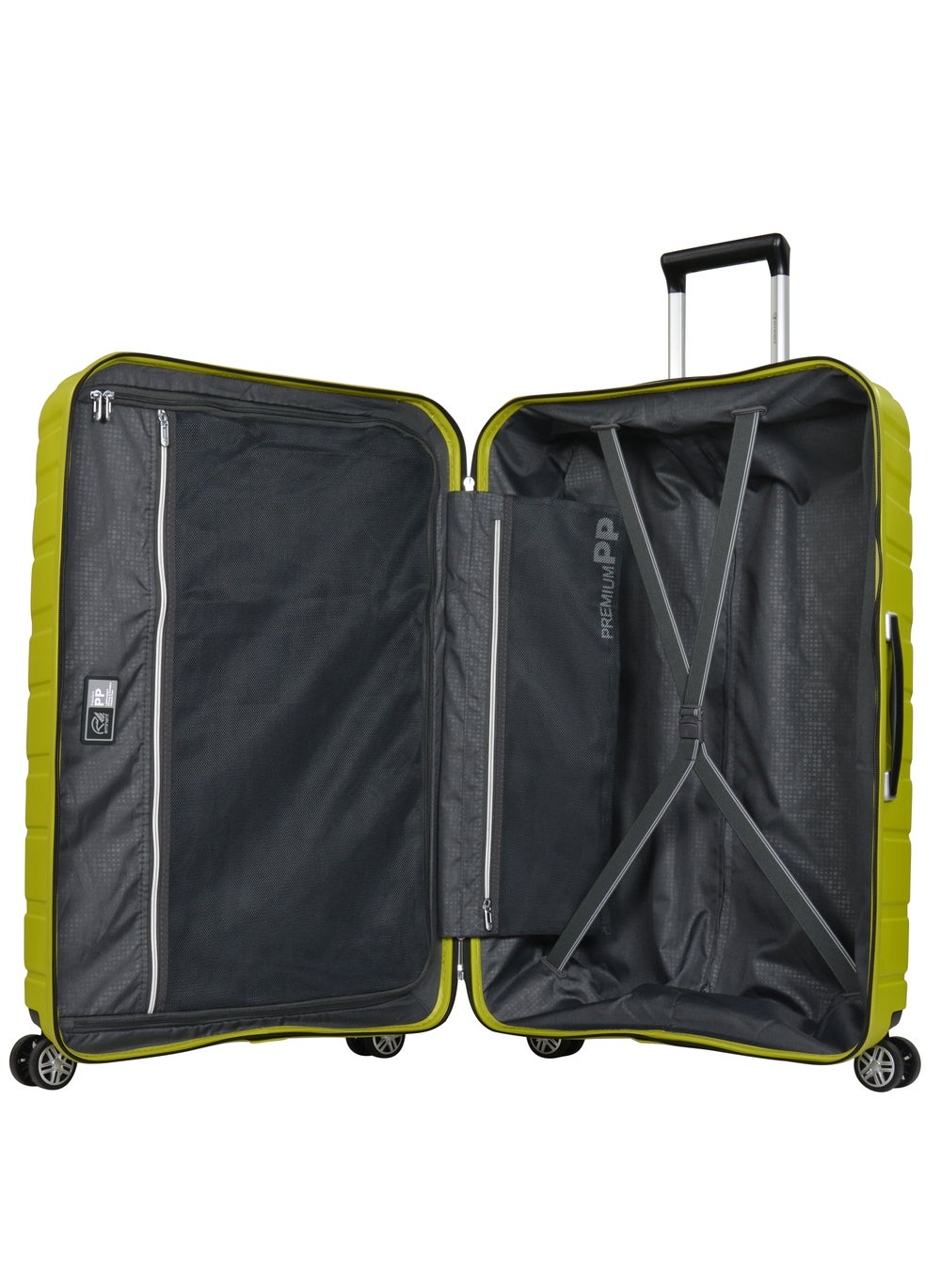 buy-eminent-knight-hard-case-travel-bag-luggage-trolley-polypropylene-lightweight-suitcase-4-quiet-double-spinner-wheels-with-tsa-lock-b0011-chartreuse_xbm