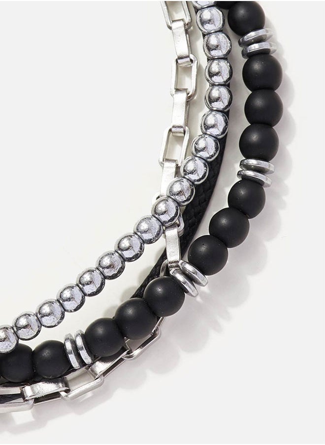 buy-chrysostomos-handmade-adjustable-beaded-multi-line-bracelet-with-onyx-grommet-ball-hematite-cord-and-steel-chain-macrame-adjustable-tying_6hw