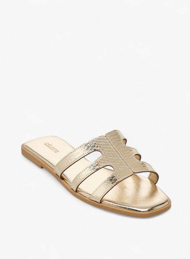 buy-celeste-women-s-textured-cut-out-detail-slip-on-flat-sandals_w89