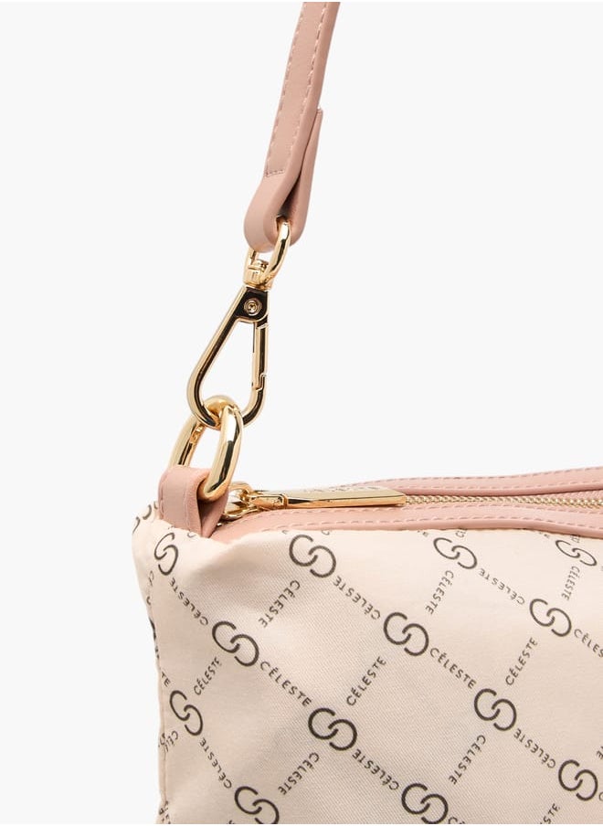 buy-celeste-womens-monogram-print-tote-bag-with-double-handle-and-pouch_byj