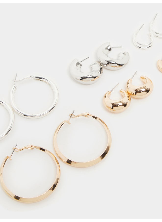 buy-styli-styli-set-of-6-plain-hoop-and-half-hoop-earrings_a8h