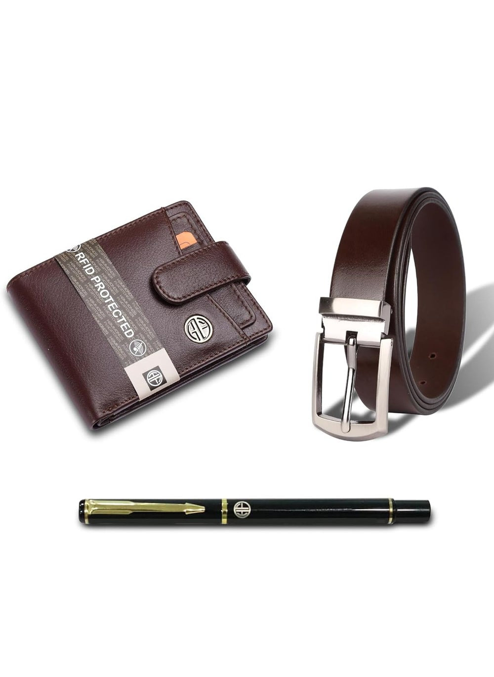 buy-hammonds-flycatcher-wallet-and-belt-set-with-ball-pen-5-atm-credit-debit-card-slots-fits-waist-28-46-ramadan-eid-birthday-gift-redwood-brown_i0e