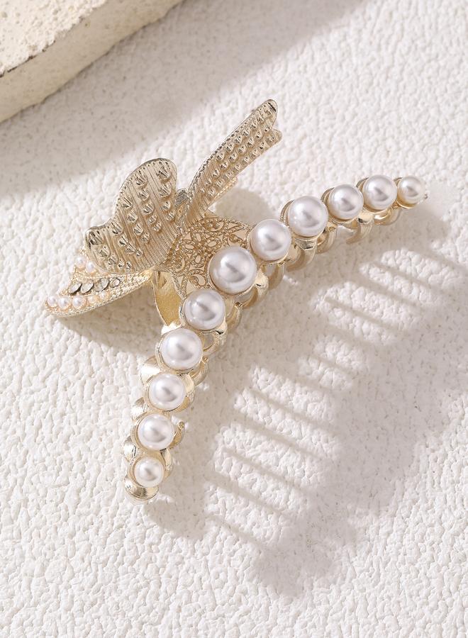 buy-take-two-take-two-bow-faux-pearl-embellished-claw-clip_j57