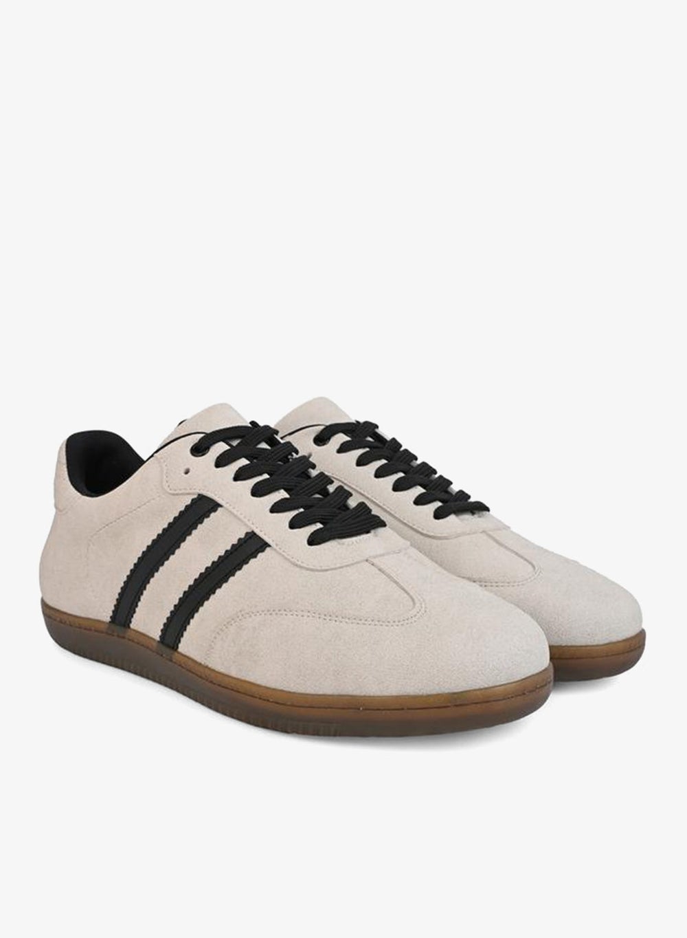 buy-styli-styli-suede-upper-two-stripe-court-sneakers_7me