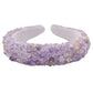 Monalisa Purple Stone Handcrafted Headband for Women
