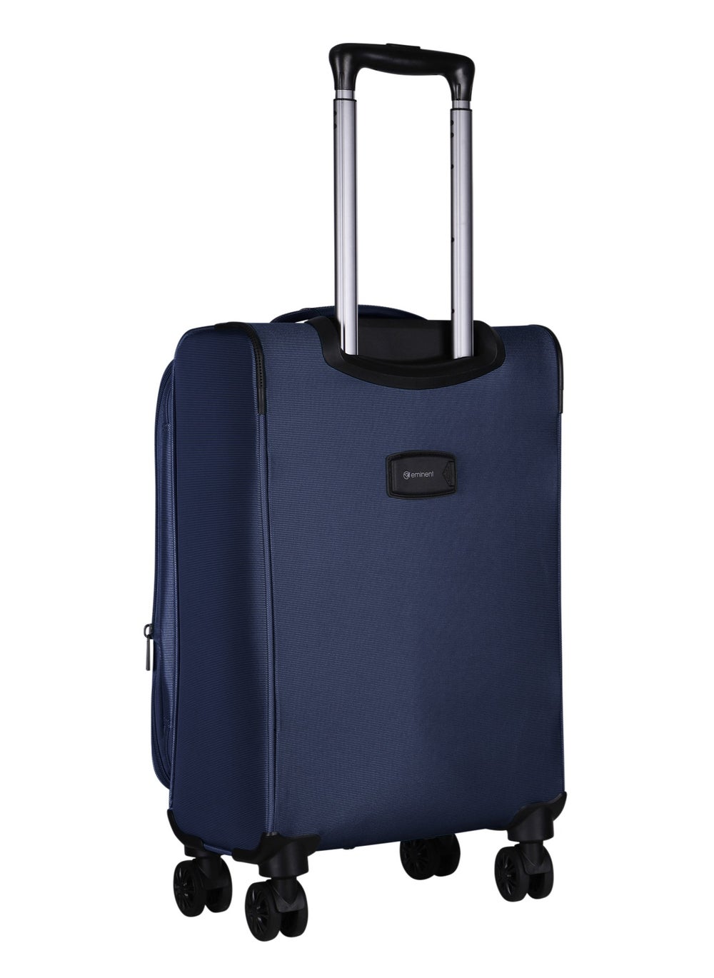 buy-eminent-expandable-luggage-trolley-bag-soft-suitcase-for-unisex-travel-polyester-shell-lightweight-with-tsa-lock-double-spinner-wheels-e777sz-medium-checked-24-inch-navy-blue_zwk