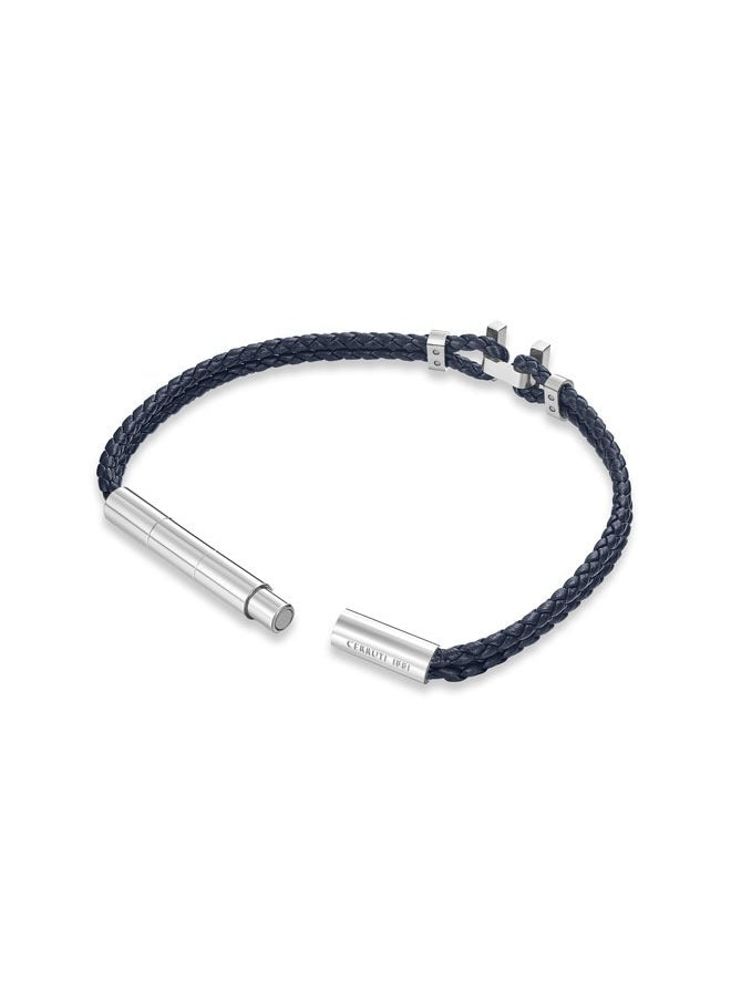 buy-cerruti-1881-ferrucio-silver-and-blue-leather-bracelet-for-men_psv