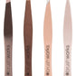 Gold HD 4-Piece Precision Tweezer Set
