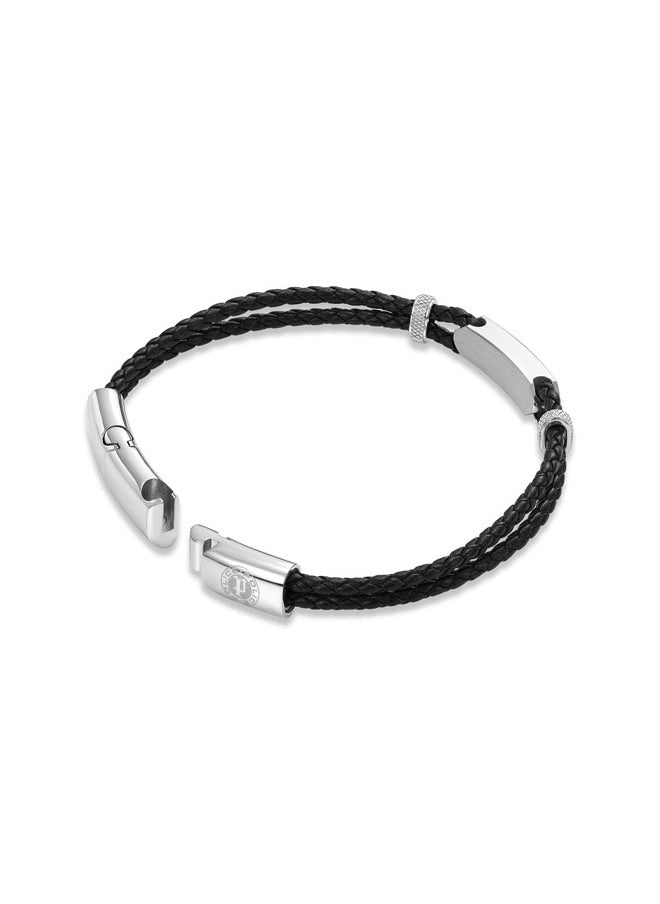 buy-police-twincord-braceletdouble-row-black-leather-with-stainless-steel-rings-and-central-screwed-plaquerugged-and-sophisticated-men-s-style_ret