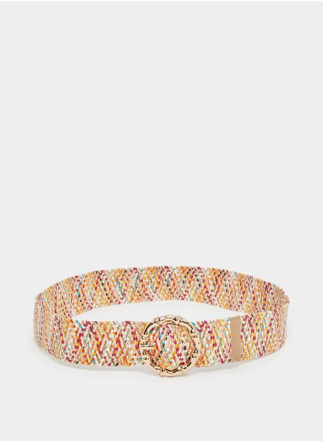 buy-styli-woven-design-round-buckle-belt_o2z