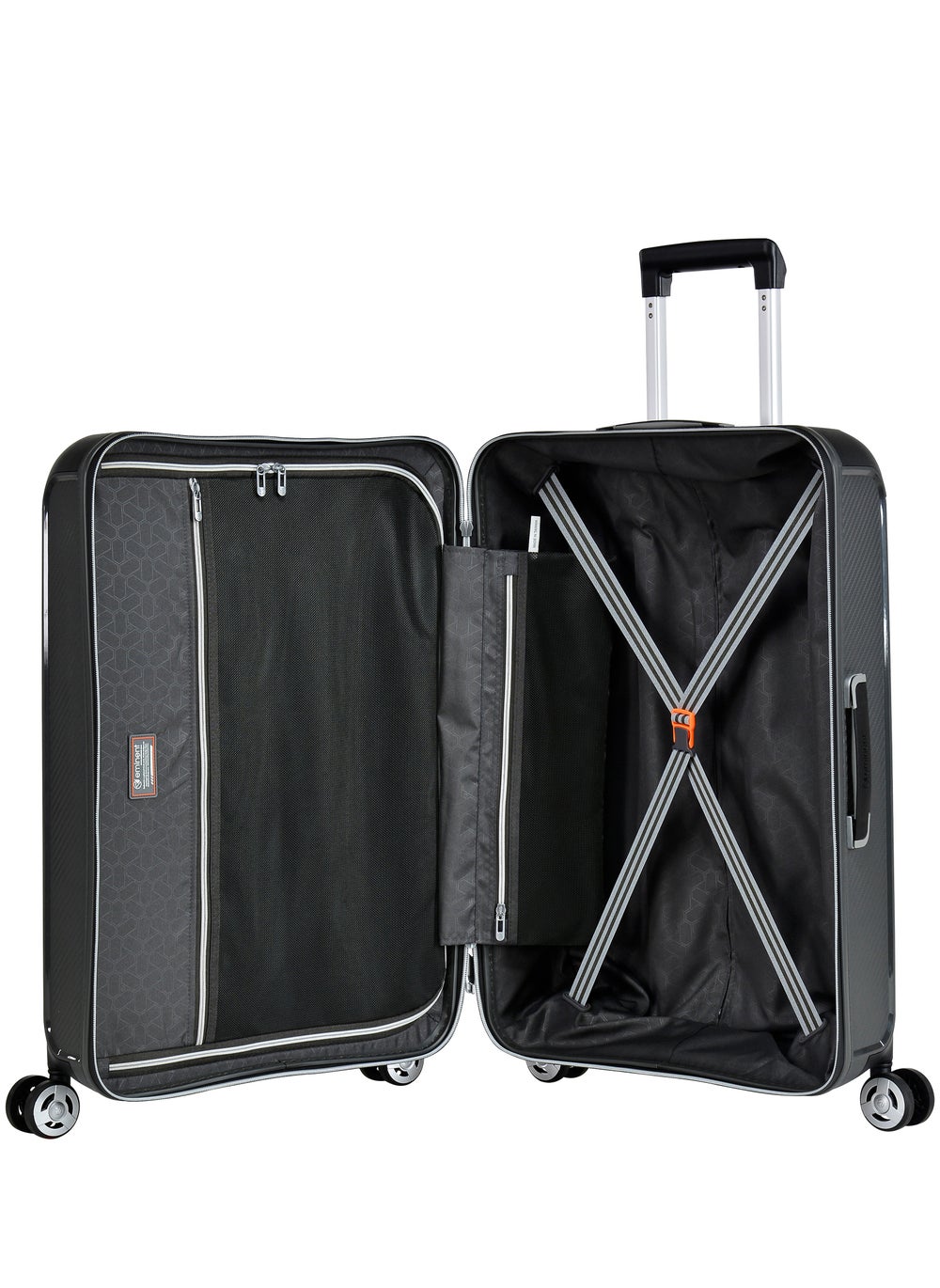 buy-eminent-champion-hard-case-travel-bag-luggage-trolley-polypropylene-lightweight-4-quiet-double-spinner-wheels-suitcase-with-tsa-lock-b0002-dark-grey_pvm