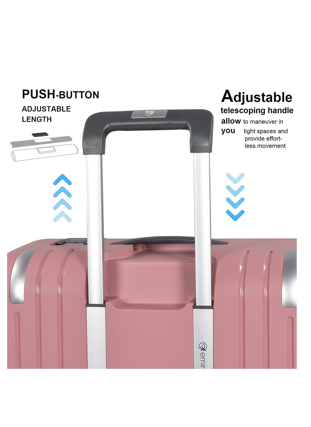 buy-eminent-vertica-hard-case-travel-bag-luggage-trolley-polypropylene-lightweight-suitcase-4-quiet-double-spinner-wheels-with-tsa-lock-b0006-pink_4gj