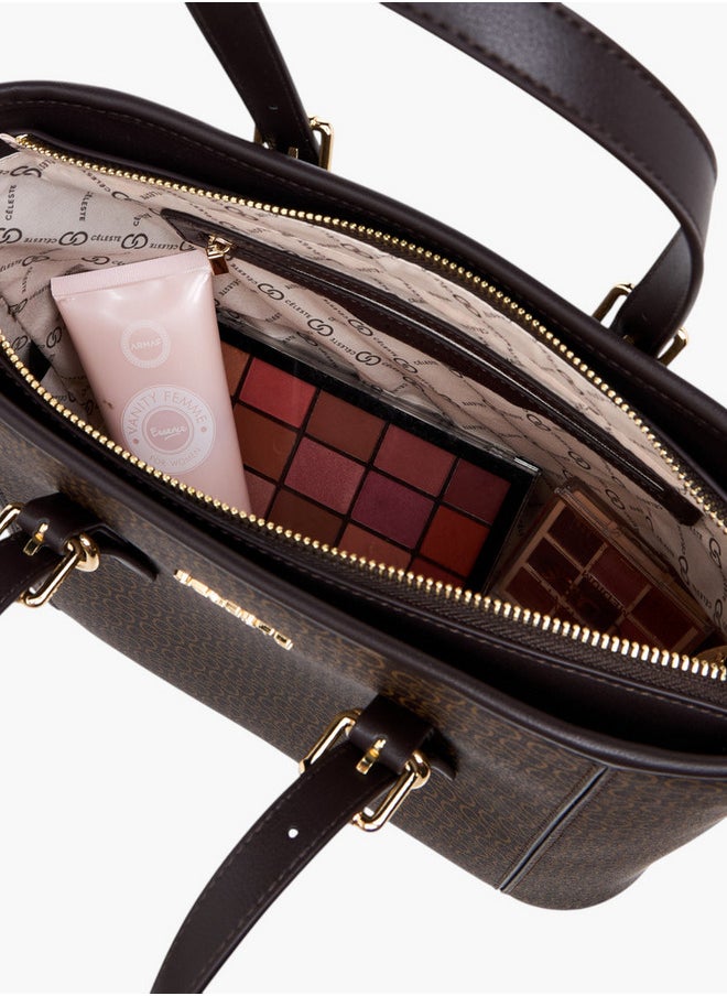 buy-celeste-women-s-monogram-print-tote-bag-with-double-handles-and-detachable-strap_6uq