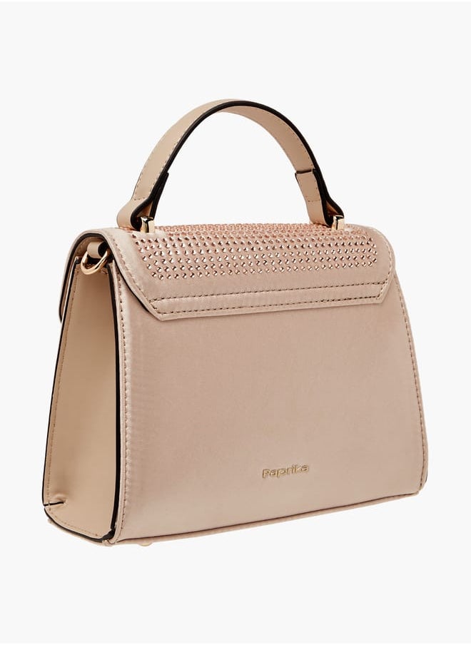 buy-paprika-women-s-embellished-satchel-bag-with-detachable-chain-strap-and-flap-closure_zwr