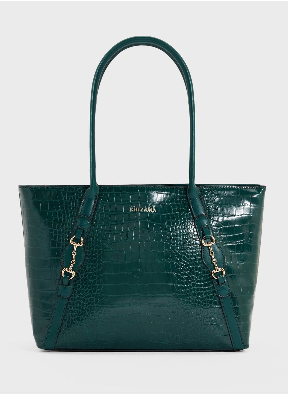 buy-khizana-horse-bit-detail-croc-tote-bag_sq0