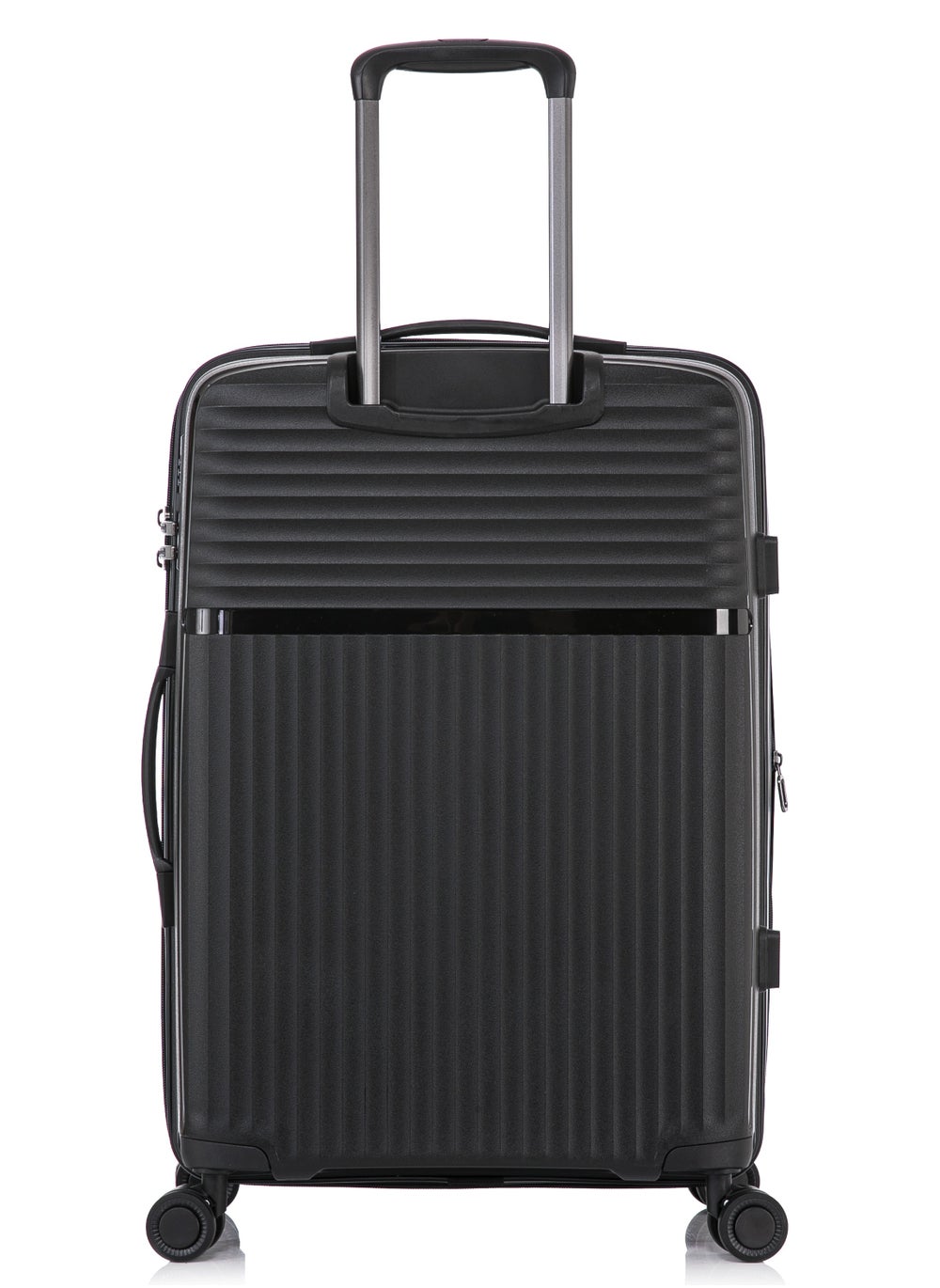 buy-cabinpro-light-weight-pp-fashion-trolley-luggage-expandable-hard-case-carry-on-suitcase-with-safe-zipper-and-4-quite-360deg-double-spinner-wheels-cp002-black_uwj