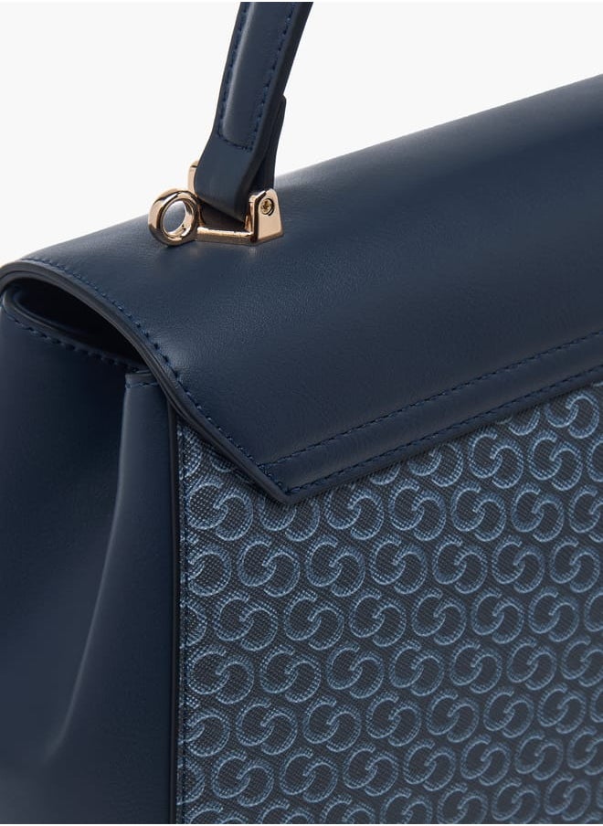 buy-celeste-women-monogram-print-satchel-bag-with-grab-handle-and-button-closure_60v
