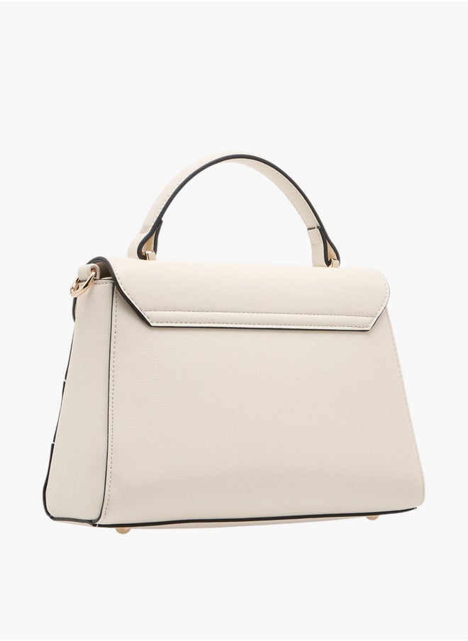 buy-elle-women-s-monogram-embossed-satchel-bag-with-grab-handle-and-button-closure_88y