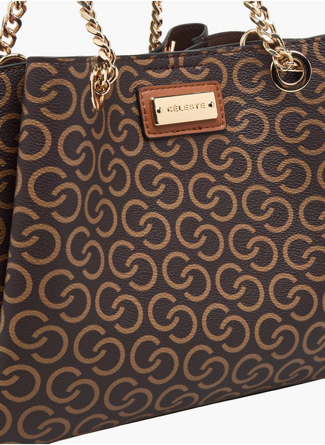 buy-celeste-monogram-print-tote-bag-with-double-handles-and-adjustable-strap_eiw
