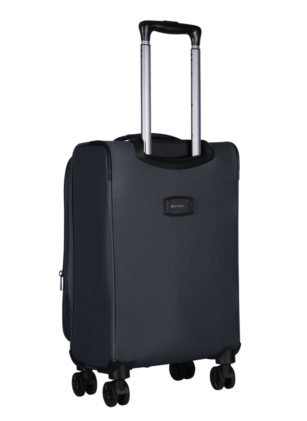 buy-eminent-expandable-luggage-trolley-bag-soft-suitcase-for-unisex-travel-polyester-shell-lightweight-with-tsa-lock-double-spinner-wheels-e777sz-carry-on-20-inch-black_u2i