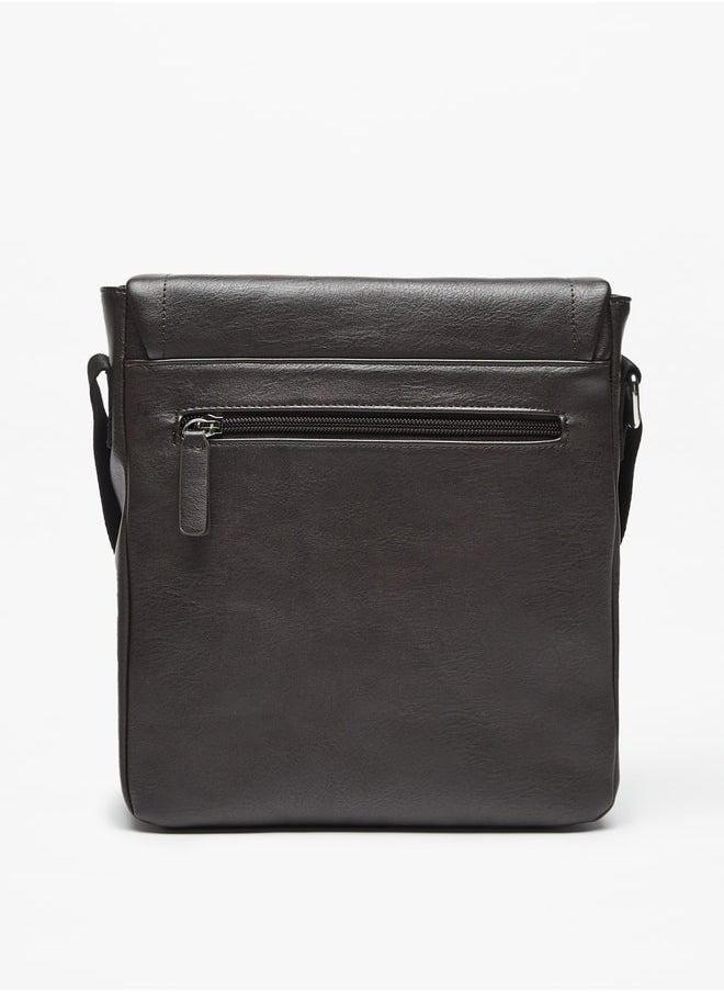 buy-lbl-by-shoexpress-solid-crossbody-bag-with-adjustable-strap-and-buckle-closure_h62