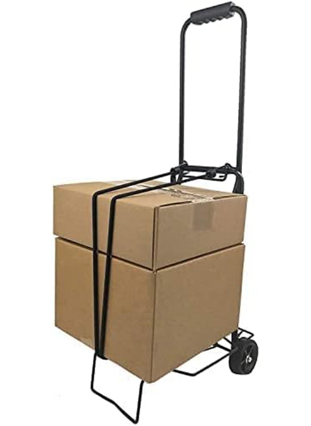 buy-eminent-luggage-carrier-lightweight-2-wheels-portable-foldable-cart-dolly-collapsible-with-bungee-cords-black-501ht-black_0o7