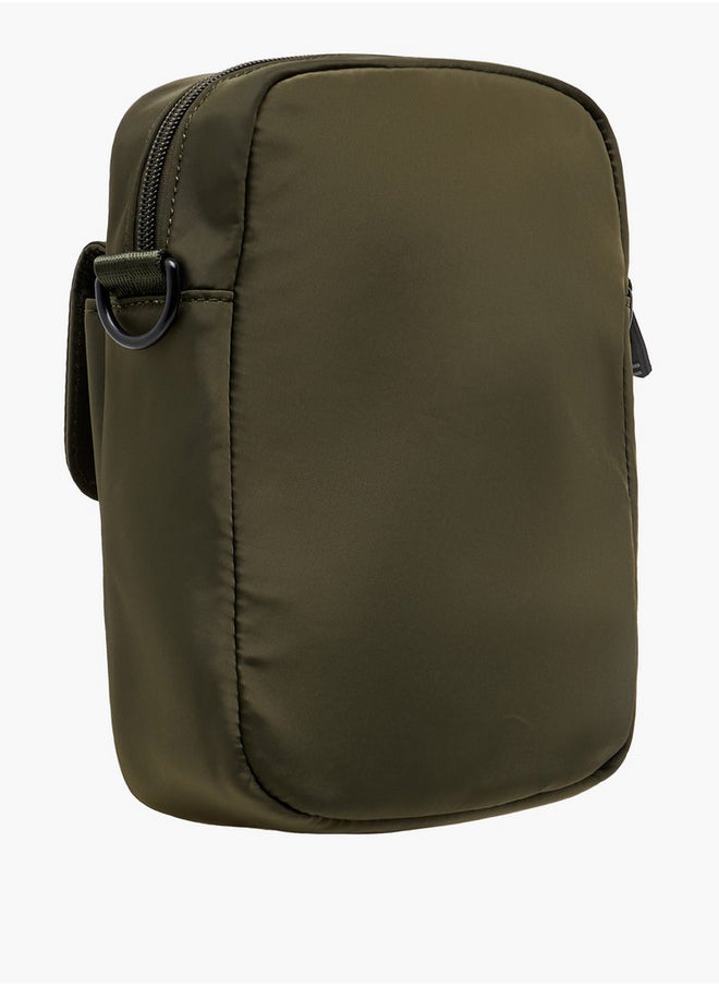 buy-lee-cooper-solid-crossbody-bag-with-zip-closure-and-adjustable-strap_q57