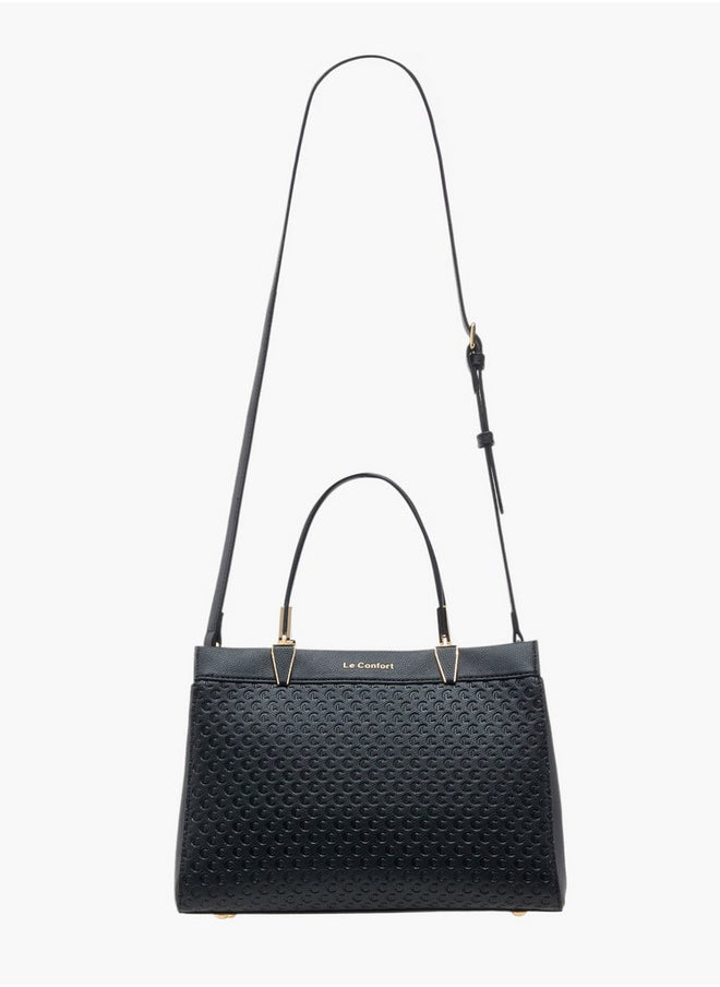 buy-le-confort-monogram-embossed-tote-bag-with-detachable-strap-and-zip-closure_9dx