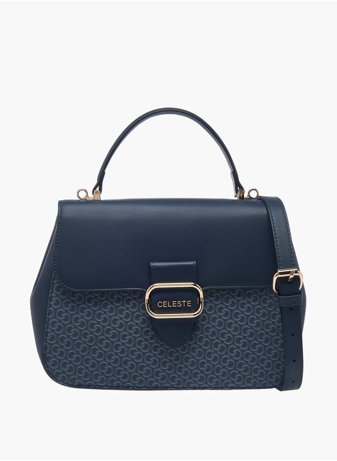 buy-celeste-women-monogram-print-satchel-bag-with-grab-handle-and-button-closure_13i
