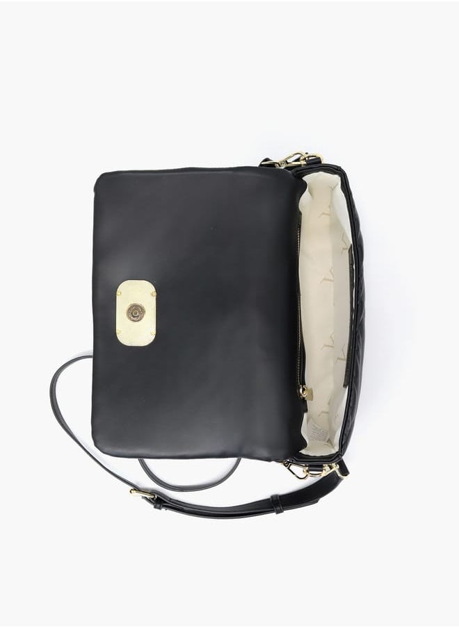 buy-v-italia-quilted-crossbody-bag-with-detachable-strap-and-flap-closure_pts