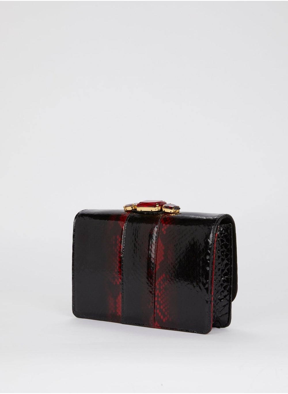 buy-gedebe-cliky-python-noir-red-embellished-shoulder-bag_g6m