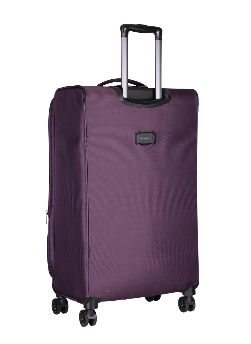 buy-eminent-expandable-luggage-trolley-bag-soft-suitcase-for-unisex-travel-polyester-shell-lightweight-with-tsa-lock-double-spinner-wheels-e765sz-medium-checked-24-inch-purple_kyj
