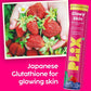 Strawberry Glutathione Glow Tablets 500mg - 60 Count, Pack of 4