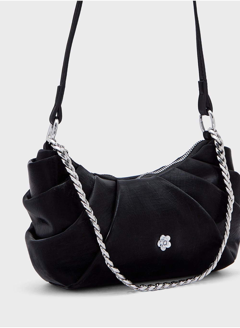 buy-ginger-pleated-flower-trim-crossbody-bag_h5y