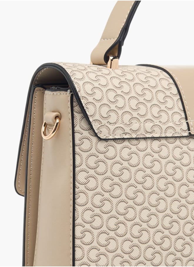 buy-celeste-womens-monogram-print-satchel-bag-with-button-closure-and-grab-handle_48z