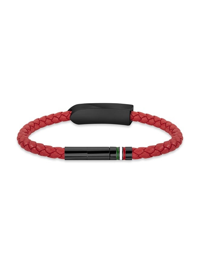 buy-ducati-corse-storia-red-and-grey-leather-bracelet-for-men_fww