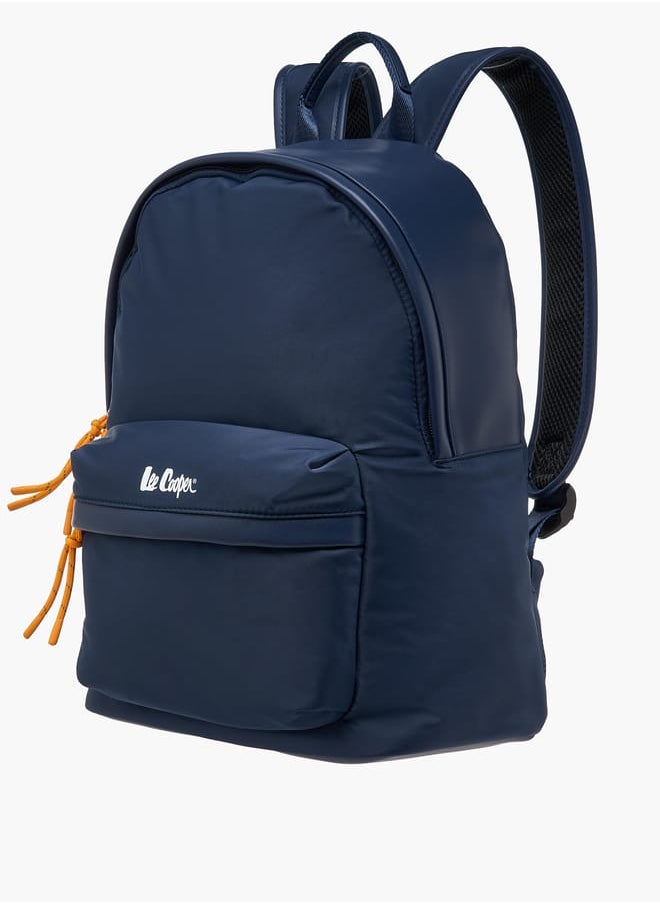 buy-lee-cooper-women-logo-print-backpack-with-adjustable-shoulder-straps-and-zip-closure-31x40x19-cm_oep