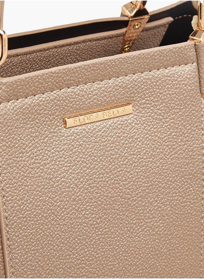 buy-flora-bella-by-shoexpress-women-s-textured-tote-bag-with-zip-closure-and-detachable-strap_bad