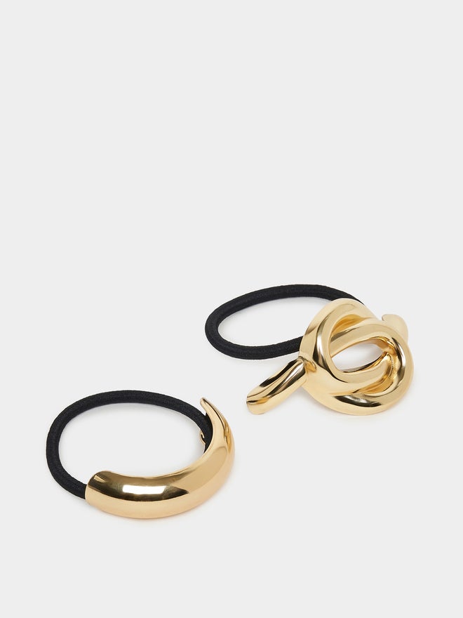 buy-styli-styli-set-of-2-metal-accent-elasticated-hair-tie_cng