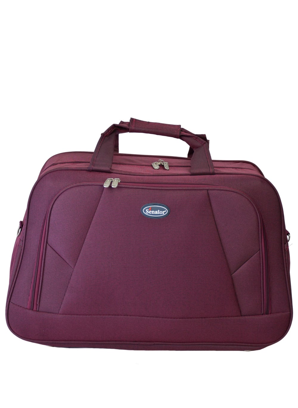 buy-senator-travel-duffle-bag-for-unisex-lightweight-nylon-bag-multi-pocket-water-scratch-resistant-adjustable-shoulder-strap-weekend-bag-convenient-carry-on-luggage-for-camping-training-34l-maroon-ea220_p5w